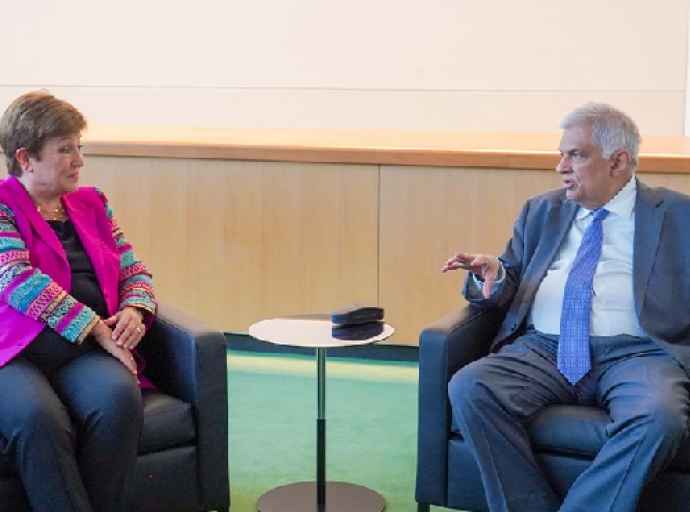 ஜனாதிபதிக்கும் IMF முகாமைத்துவப் பணிப்பாளருக்கும் இடையே சந்திப்பு